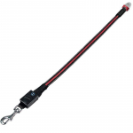 Koera rihm Flexi Flash FL20999, must/punane, 0.55 m x 20 mm