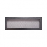 Kaminarest Hearth x 49 cm x 17 cm, teras, h&otilde;be v./must v.