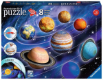 3D-pusle Ravensburger Solar System 11668, 15 cm x 15 cm, 522 tk, mitmev&auml;rviline