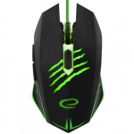 Juhtmega m&auml;nguhiir Esperanza MX209 Claw, must v./roheline v.