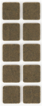 M&ouml;&ouml;blivilt Haushalt, pruun v., 2 cm x 2 cm, 10 tk