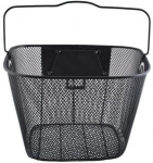 Jalgrattakott RoGer Metal Basket, metall, must v.