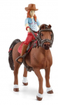 M&auml;ngukujuke Schleich Horse Club Hannah & Cayenne 42539, 15.5 cm, 2 tk, mitmev&auml;rviline