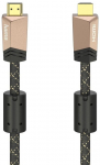 Kaabel Hama Premium HDMI 205025 HDMI 2.0, HDMI 2.0, 1.5 m, pruun v.