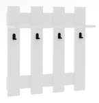 Seina riidenagi Kalune Design Carina, 70 cm x 70 cm, valge v.