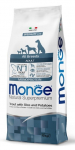 Kuiv koeratoit Monge All Breeds Adult Adult, riis/kartul/forell, 12 kg