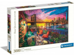 Pusle Clementoni Manhattan Balcony Sunset 33552, 85 cm x 119 cm, 3000 tk, mitmev&auml;rviline