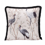 Dekoratiivne padi Domoletti Blooming Forest, valge, 43 cm x 43 cm