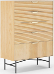 Sahtliplokk Home4you Bassel 20139, beež v., 114 cm x 40 cm x 80 cm