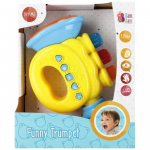 Hariv m&auml;ng BamBam Funny Tumpet, 10 cm, kollane v.