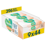 Niisked salvr&auml;tikud beebidele Pampers, harmonie calendula, 9 x 44 tk.