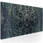 Reproduktsioon Artgeist Mandala: Malachite Calm HK6564-DKX, 135 cm x 45 cm