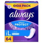Pesukaitsmed Always Daily Protect Long, 64 tk