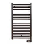 Elektriline r&auml;tikuradiator Zehnder Aura, matt must v., 50 cm x 90.6 cm