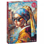 Pusle CherryPazzi 1000 Girl with a Pearl 30844 30844, 50 cm x 70 cm, 1000 tk
