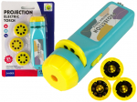 Projektor Electric Torch, 12 cm, universaalne, sinine