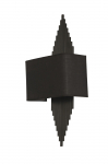 Valgusti seinale Opviq Asli 8761-1, E14, 1 x 60 W, must v.