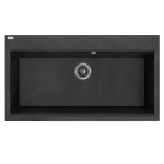 K&ouml;&ouml;givalamu Laveo Tau, graniit, 90 cm x 50 cm x 21.5 cm, must v.