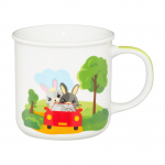 Tass Ambition Betty and Bunny Car, valge/roheline, 0.24 l