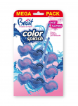 WC-puhasti-v&auml;rskendaja Brait Color Splash, 135 g, 3 tk