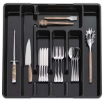 K&ouml;&ouml;gi organisaator Ruhhy, 36.5 cm x 44.5 cm x 4.5 cm, plastik, must