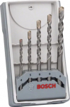Betooni puur, komplekt Bosch X-Pro Line, betoon, keermega, sirge, 4 mm x 12 cm