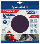 Lihvimisketas Specialist+ Mesh, 180, 22.5 cm x 22.5 cm, &Oslash; 22.5 cm, 5 tk