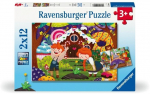 Pusle 2in1 Ravensburger Fairy Tales, 18 cm x 26 cm, 24 tk, mitmev&auml;rviline