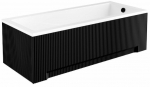 Vann, sisseehitatav Besco Modern, 140 cm x 70 cm x 53.5 cm, ristk&uuml;lik, must