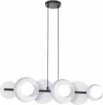 Valgusti rippuv Emibig Model 6, G9, 6 x 8 W, must v./hall v.