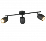 Valgusti lagi Reality Nancy, GU10, 3 x 35 W, must v.