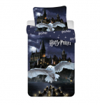 Laste voodipesukomplekt Harry Potter Hogwarts Night, sinine v./must v., 140 x 200 cm