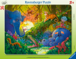 Pusle Ravensburger Big Frame Jungle, 29.2 cm x 37.2 cm, 36 tk, mitmev&auml;rviline