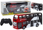 Rc-buss Lean Toys City, must v./punane v.