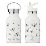 Termospudel Vanilla Copenhagen Honeybee, valge v./kollane v., metall, 0.35 l