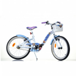 Laste jalgratas, laste Dino Bikes Snow Queen, sinine v./valge v., 20"