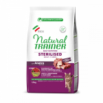 Kuiv kassitoit Natural Trainer Sterilized, pardiliha, 1.5 kg