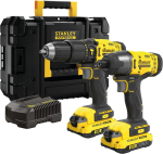 Juhtmevaba t&ouml;&ouml;riistakomplekt Stanley SFMCK465D2T-QW, 18 V