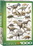 Pusle Eurographics Dinosaurs Of The Cretaceous Period 6000-0098, 67.6 cm x 48.9 cm, 1000 tk, mitmev&auml;rviline