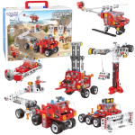 Konstruktor Woopie Creator City Fire Brigade, 187 tk, punane v.