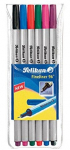 Pastakas Pelikan Fineliner 96, h&otilde;be, 6 tk