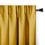 Pimendav kardin Restilo Pleat Blackout, kollane v., 140 cm x 245 cm