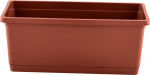 Taimekast, plastik, &Oslash; 25 cm, pruun v.