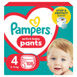 P&uuml;ksm&auml;hkmed Pampers Pants, 4 suurus, 9 - 15 kg, 108 tk