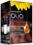 Juuksev&auml;rv Garnier Olia Midnight, mahogany, 5.5, 60 ml