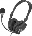 Juhtmega k&otilde;rvaklapid Natec Drone USB NSL-1692, must v.