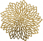 Lauamatt Home4you Fiore 84893, 3.8 cm x 3.8 cm x 3.8 cm, Kuldne