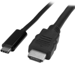 V&otilde;rgukaabel StarTech CDP2HDMM1MB CDP2HDMM1MB USB Type-C, HDMI, 1 m, must v.