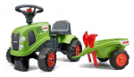 T&otilde;uketraktor Falk Baby Claas, must v./roheline v.