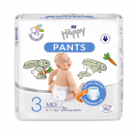 P&uuml;ksm&auml;hkmed Happy Pants Midi, 3 suurus, 6 - 11 kg, 26 tk